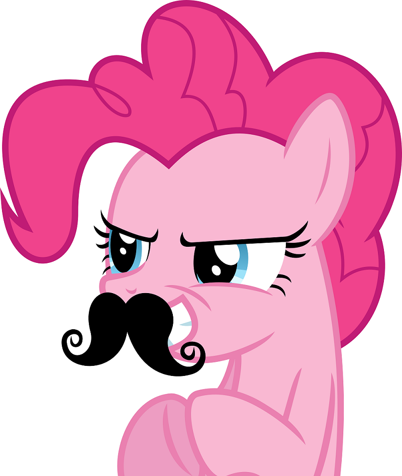 Image - FANMADE Pinkie Pie with mustache SE3 EP9.png | My Little ...