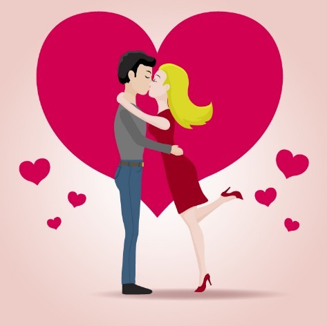 Free Lovers I love You Vector Illustration 02 - TitanUI