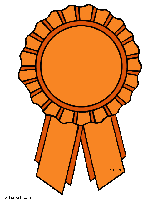 Orange ribbon clipart - ClipartFox