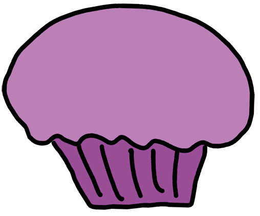 Purple Cupcakes Clipart - Free Clipart Images