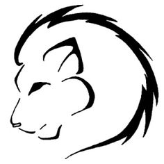 Simple Tattoo Of Lion - ClipArt Best