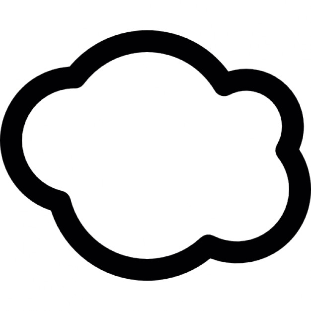 431 views Cloud Outline - Clipartion.com