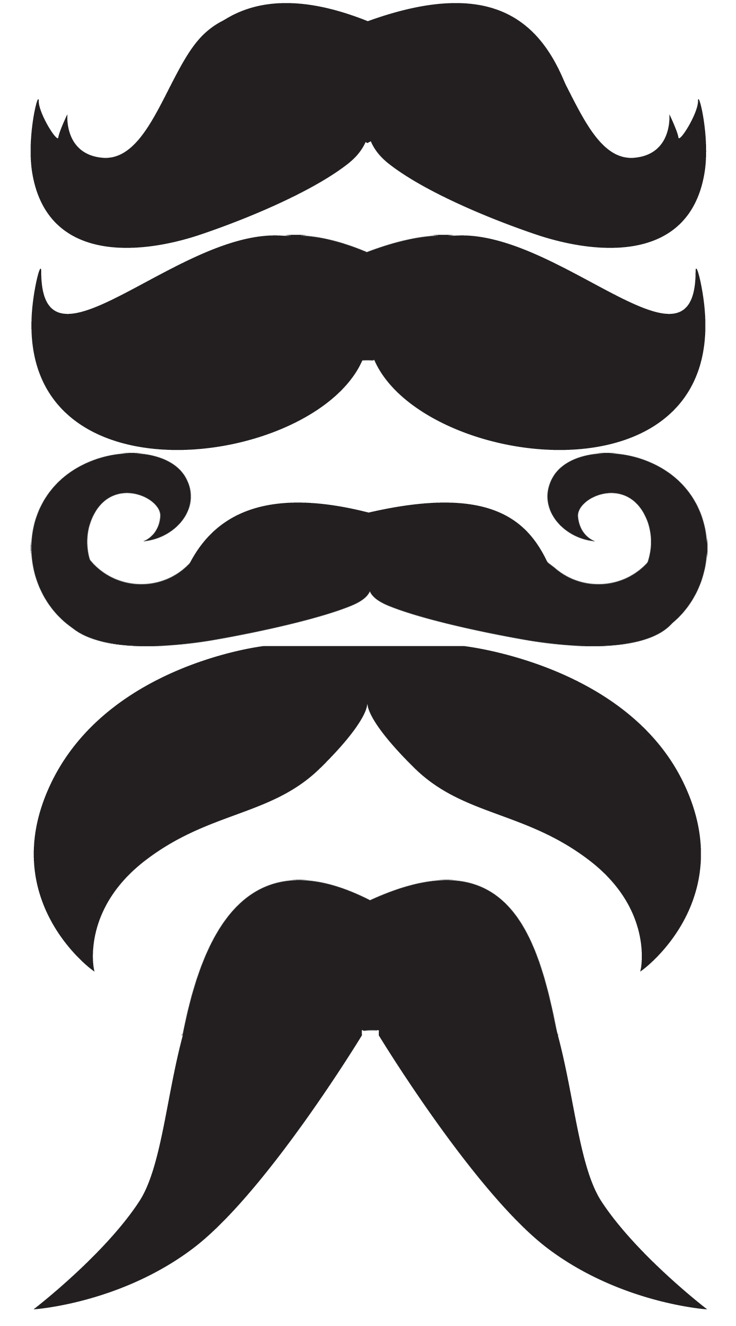 Vector mustache