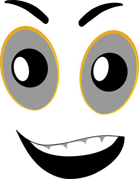 Scary Cartoon Faces - ClipArt Best