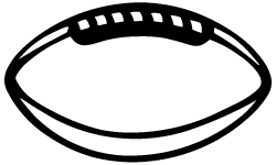 Football Outline Image - Free Clipart Images