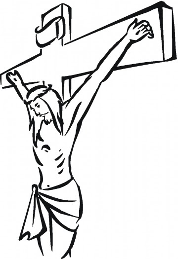 5 Jesus Christ Crucifixion Printable Coloring Pages for Kids ...