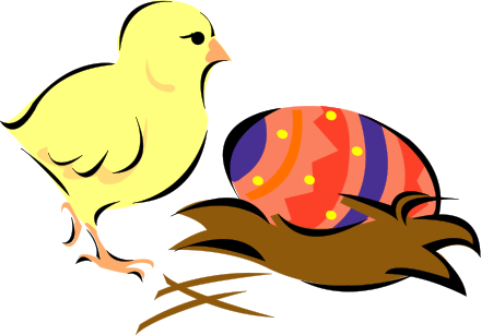 Easter chick clipart images