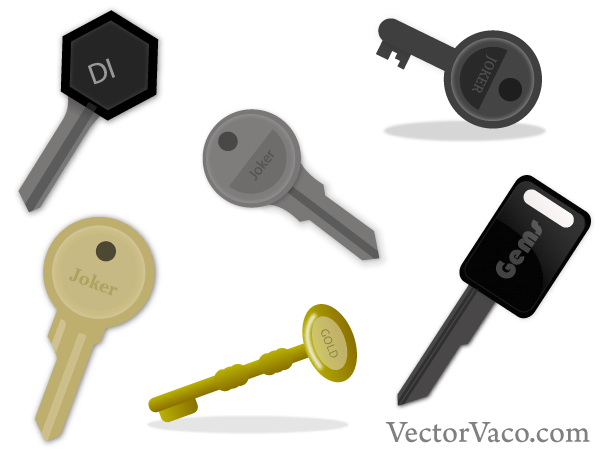 Key Vector Art Free | 123Freevectors