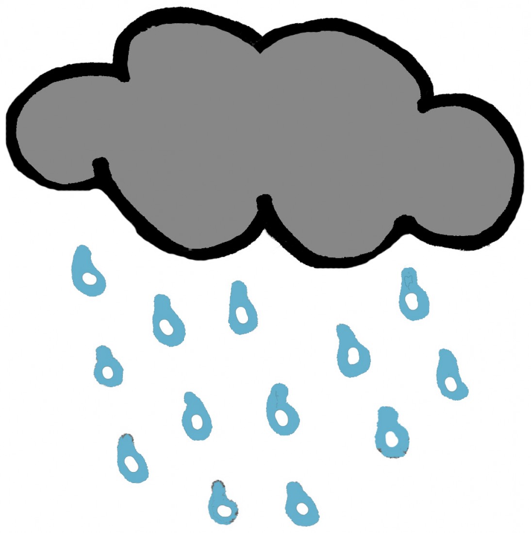 Top Rainy Day Clip Art Black And White Picture | ClipArTidy