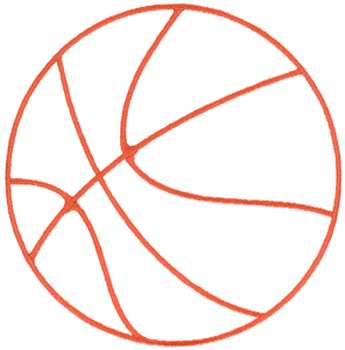Basketball Outline Vector - ClipArt Best