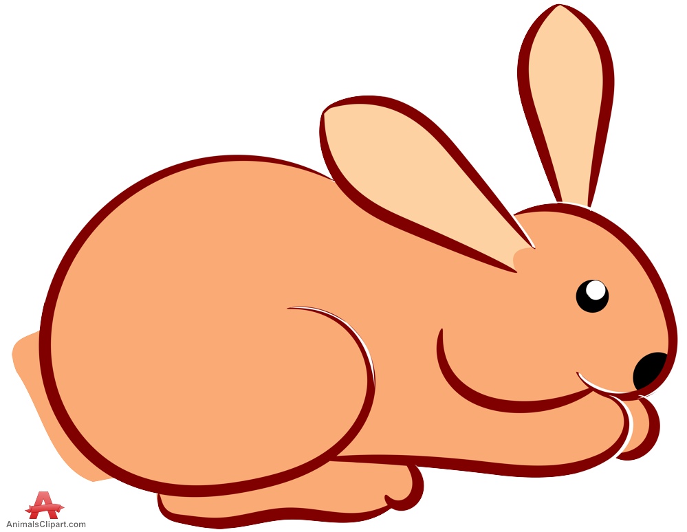 Colored Rabbit Drawing Clipart | Free Clipart Design Download