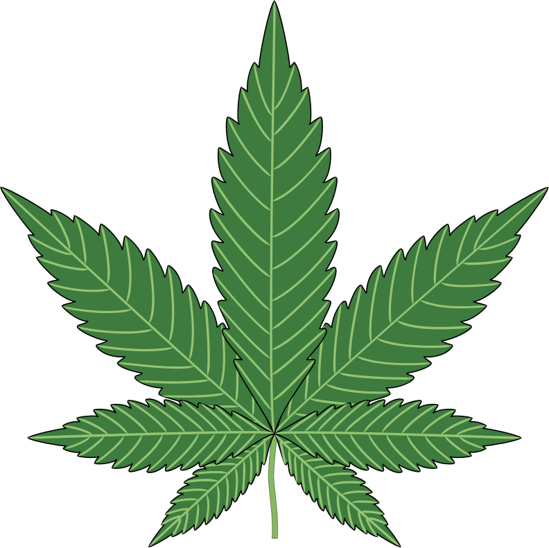 clip art weed leaf - photo #9