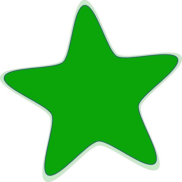 clipart green star - photo #16