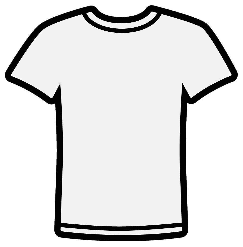 Tshirt Cartoon Outline Clipart Best