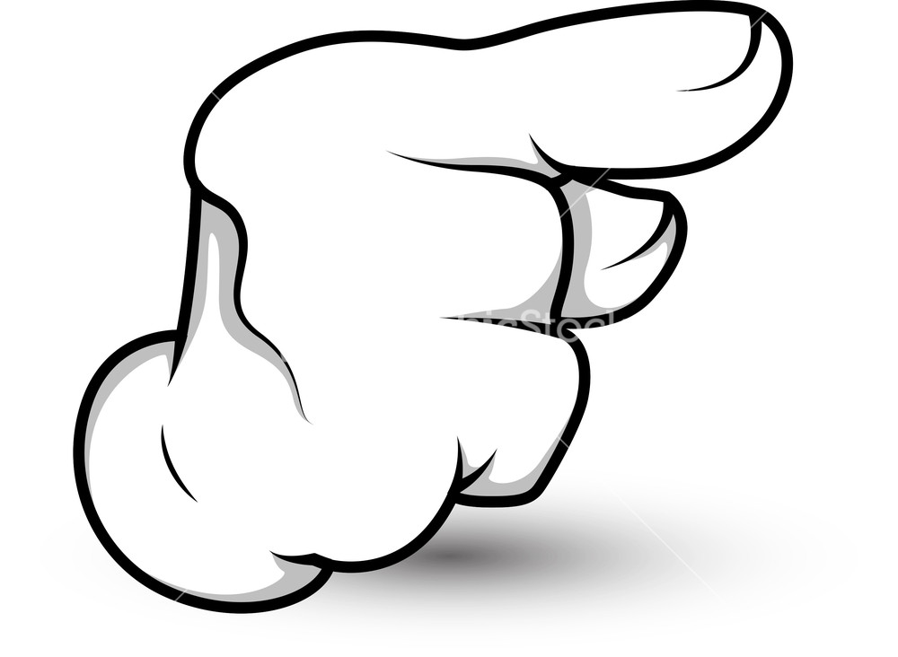 Pointing Cartoon Finger - ClipArt Best