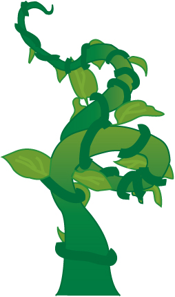 Beanstalk Clipart - Tumundografico