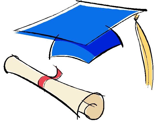 blue graduation cap clip art free - photo #38