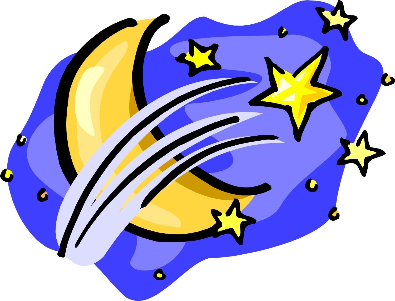Moon And Stars Clipart Free
