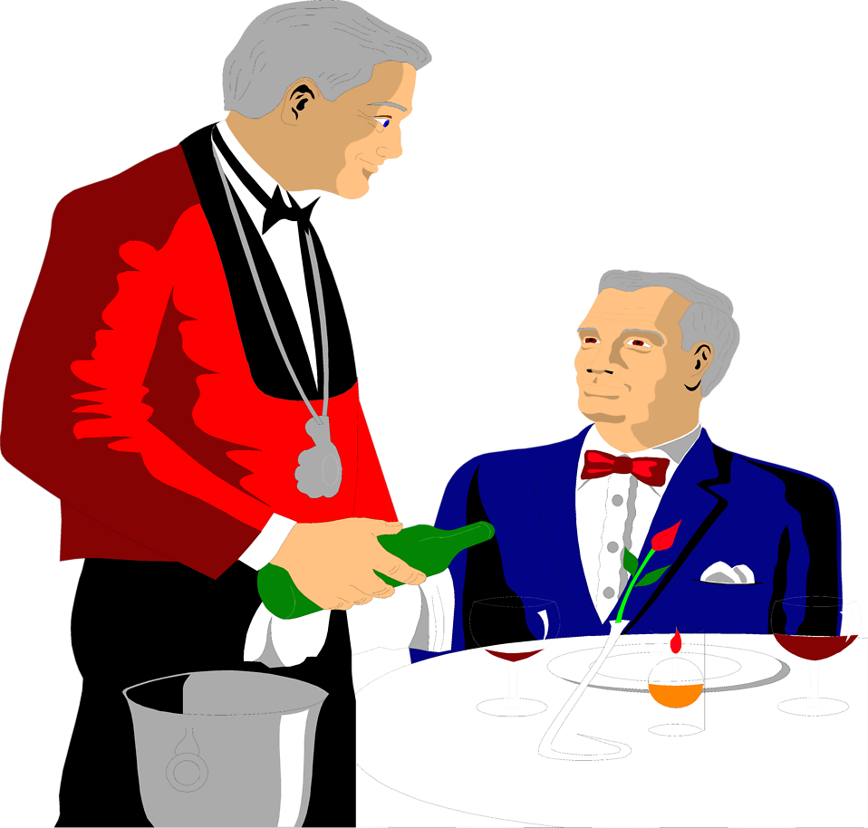 restaurant server clipart - photo #33