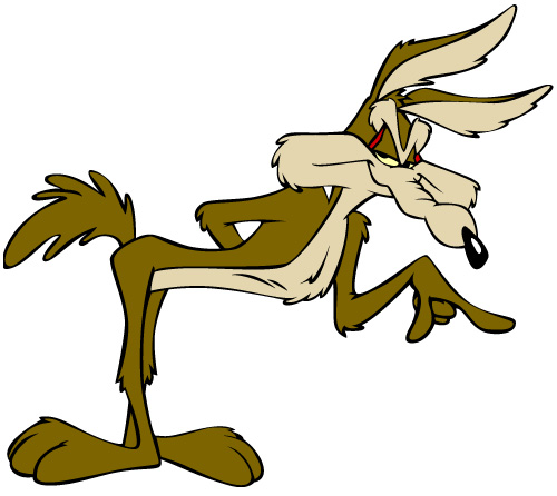 Free Clip Art Of Roadrunner And Coyote - ClipArt Best