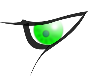 Eye clip art Free Vector