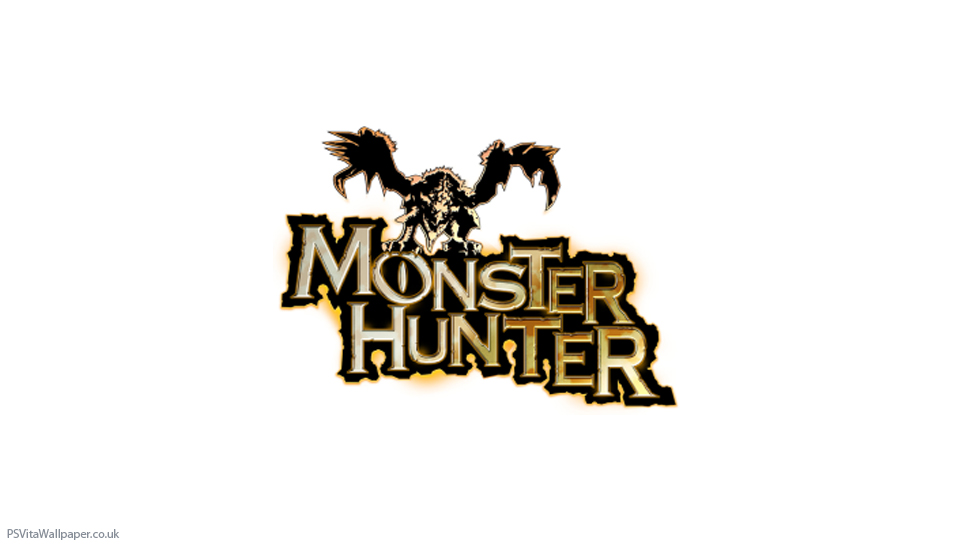Download Monster Hunter Logo PS Vita Wallpaper Free