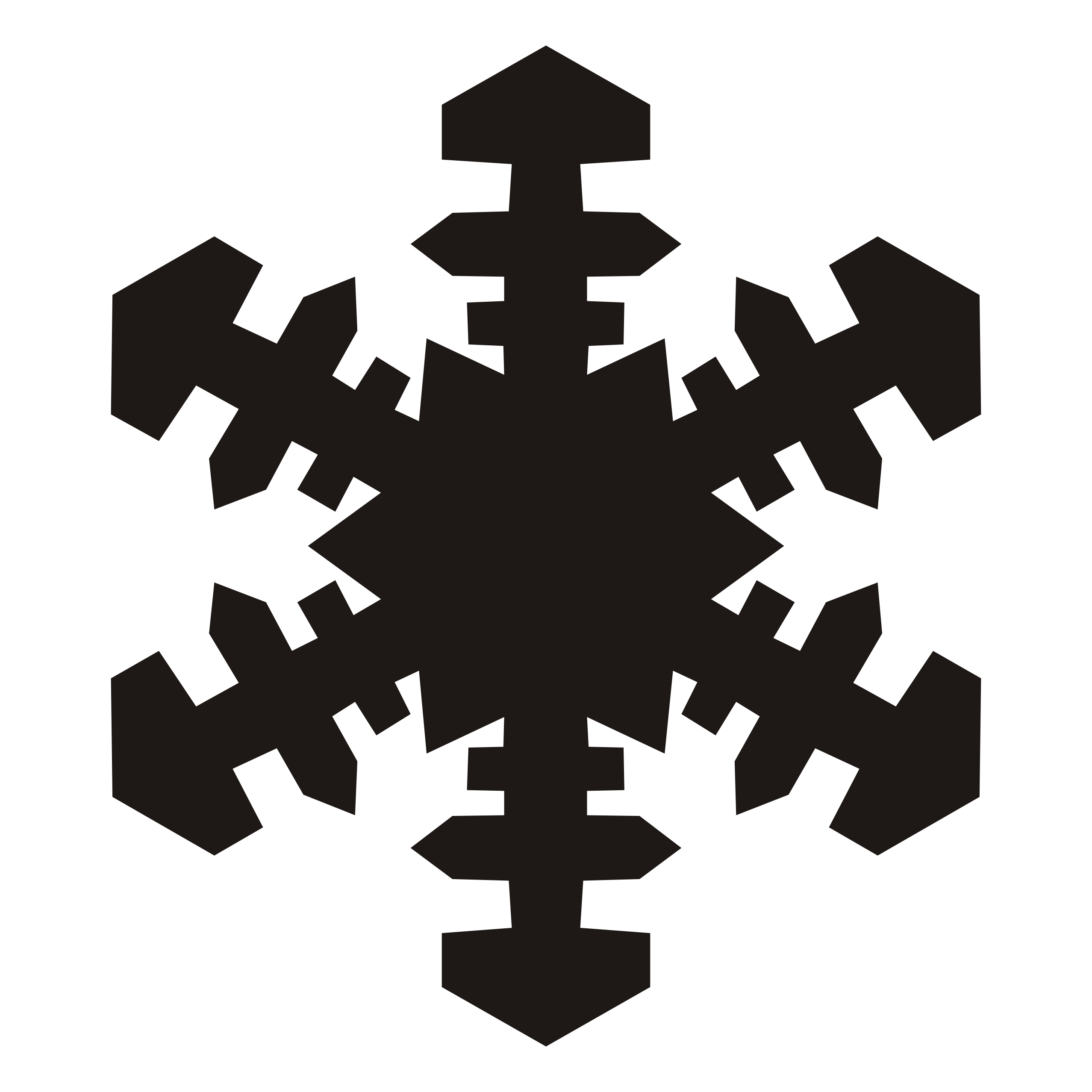 Snowflake Clipart Black And White - Free Clipart ...