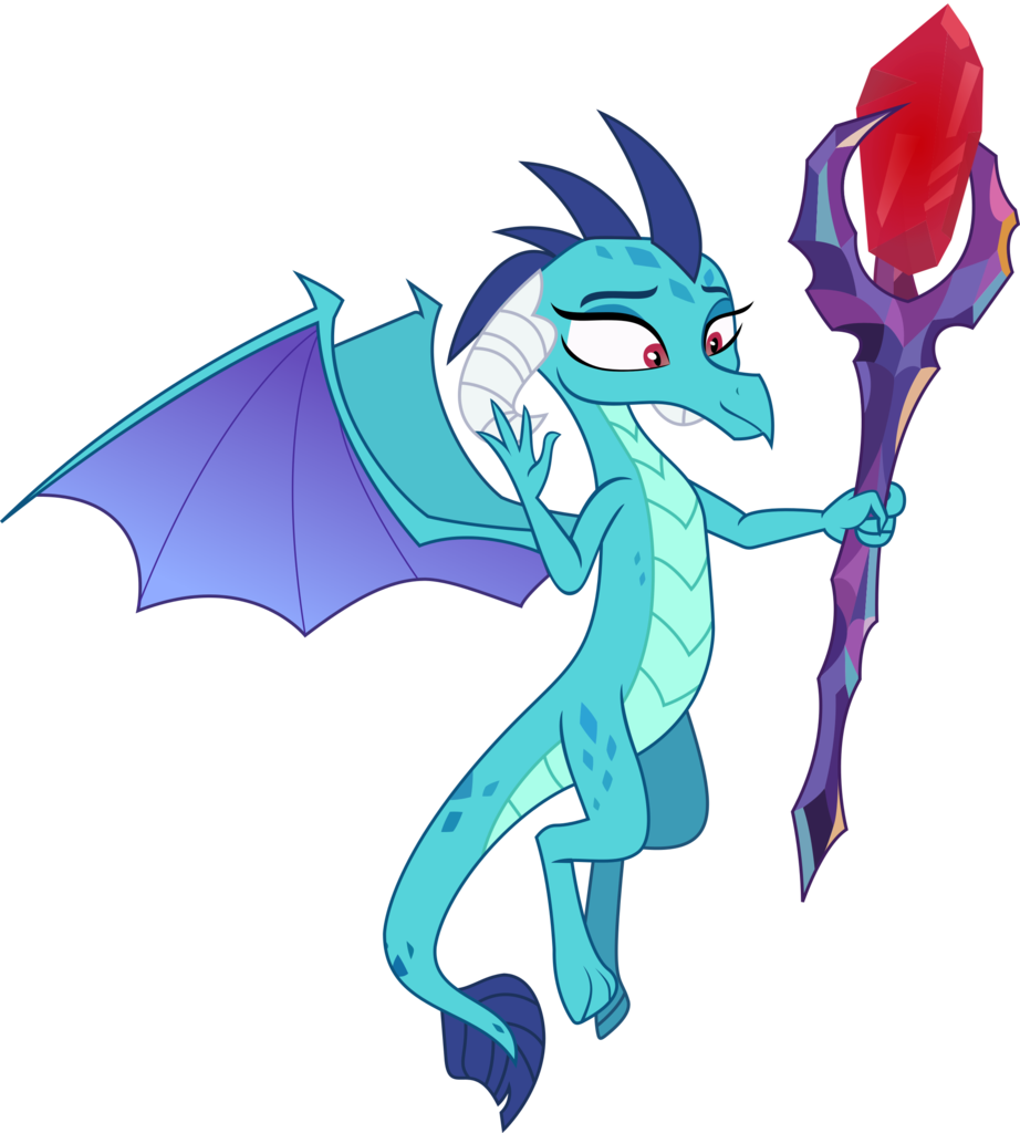 1136911 - artist:bluetech, bloodstone scepter, dragon, dragon lord ...