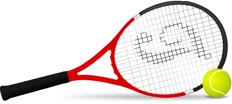 Tennis ball and racket clip art - ClipartFox