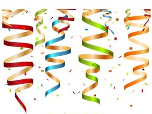 Happy birthday banner over confetti background | free vectors | UI ...