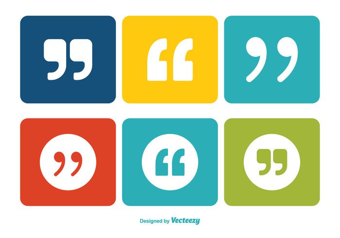 401 views Quotation Marks Icon Set - Download Free Vector Art, Stock ...