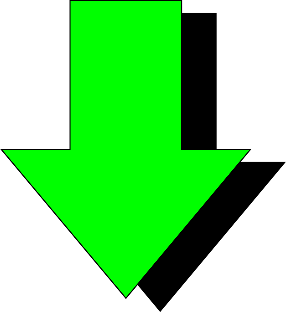 Arrow Green | Free Stock Photo | Illustration of a bright green ...