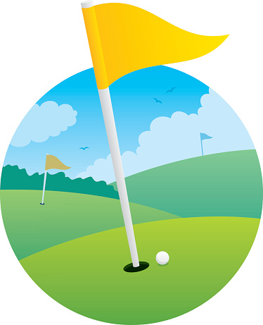 Golf Course Clip Art, Vector Images & Illustrations