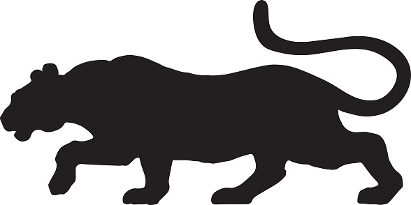 Black Leopard Clip Art, Vector Images & Illustrations