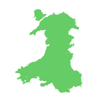 Simple maps of Wales
