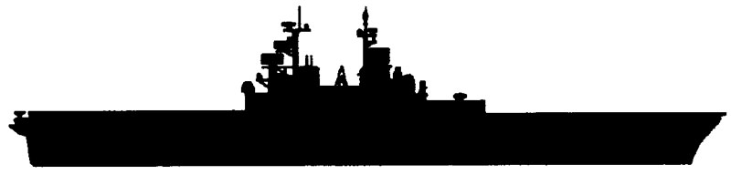 Navy Ship Silhouette Clipart