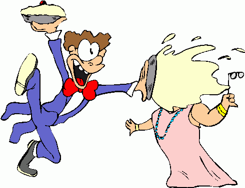 Pie In The Face Clipart