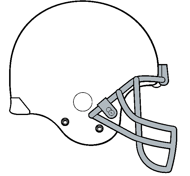 clipart football helmet outline - photo #26