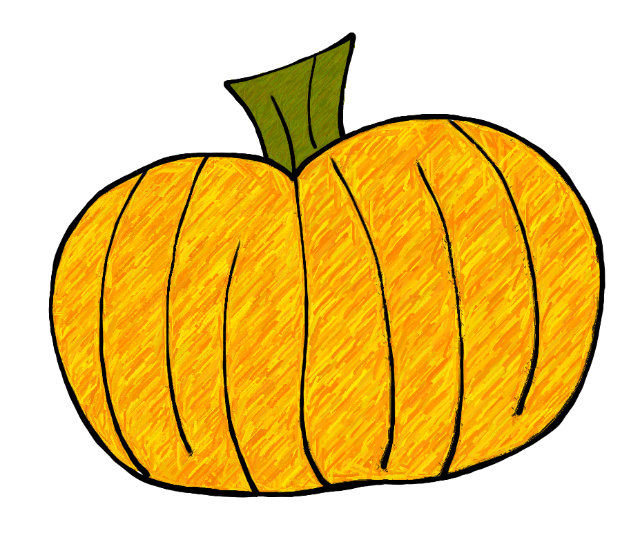 Cute Fall Pumpkin Clipart