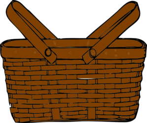 Brown Basket Clipart