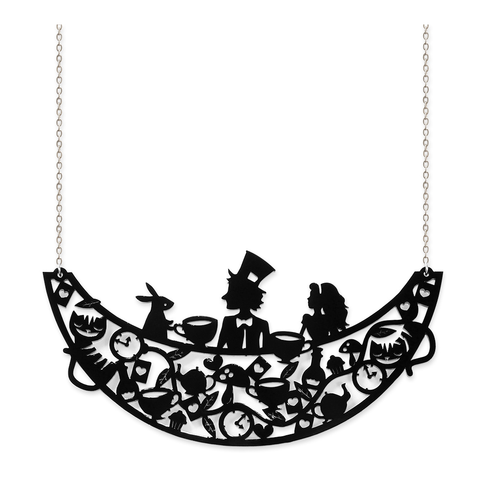 Falling Alice Silhouette Collar Necklace | Little Moose | Quirky ...