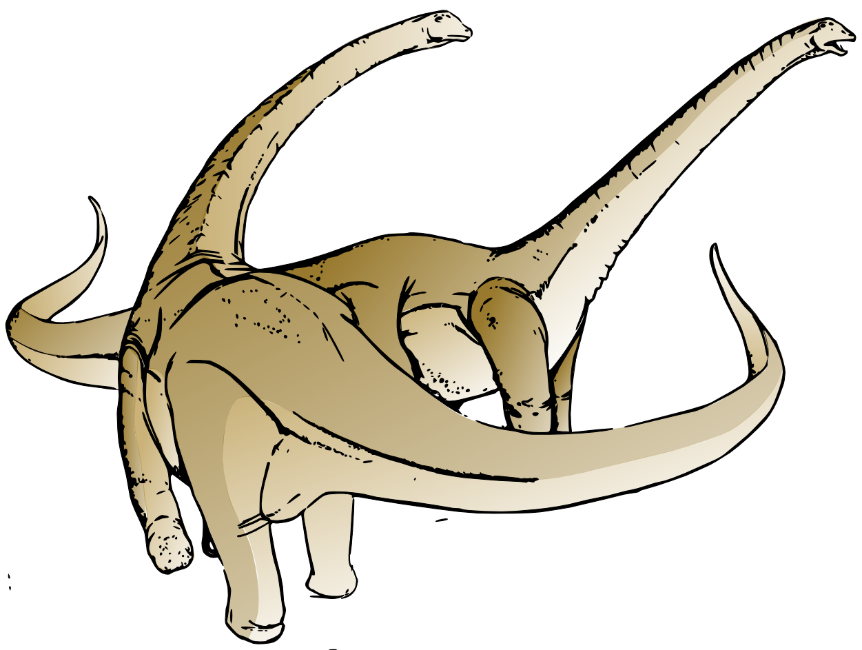 Alamosaurus dinosaur clip art | Pippi's clipart