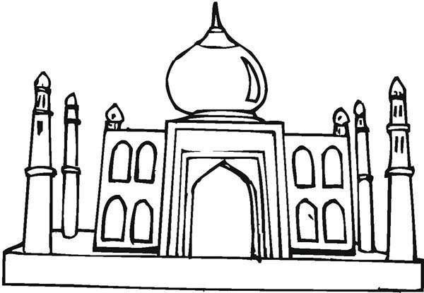 Depiction of Taj Mahal Coloring Page - NetArt - ClipArt Best - ClipArt Best Depiction of Taj Mahal Coloring Page - NetArt - ClipArt Best - ClipArt Best