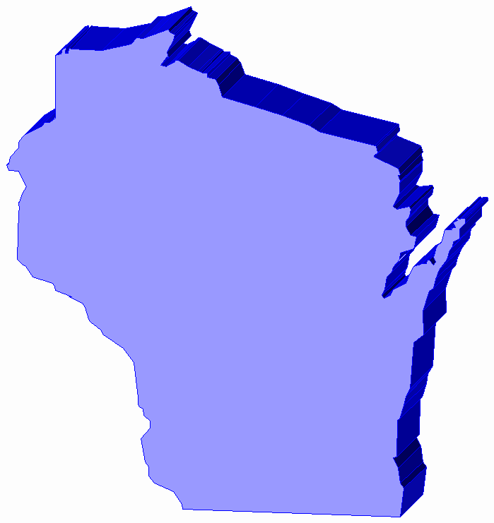 Wisconsin state clip art