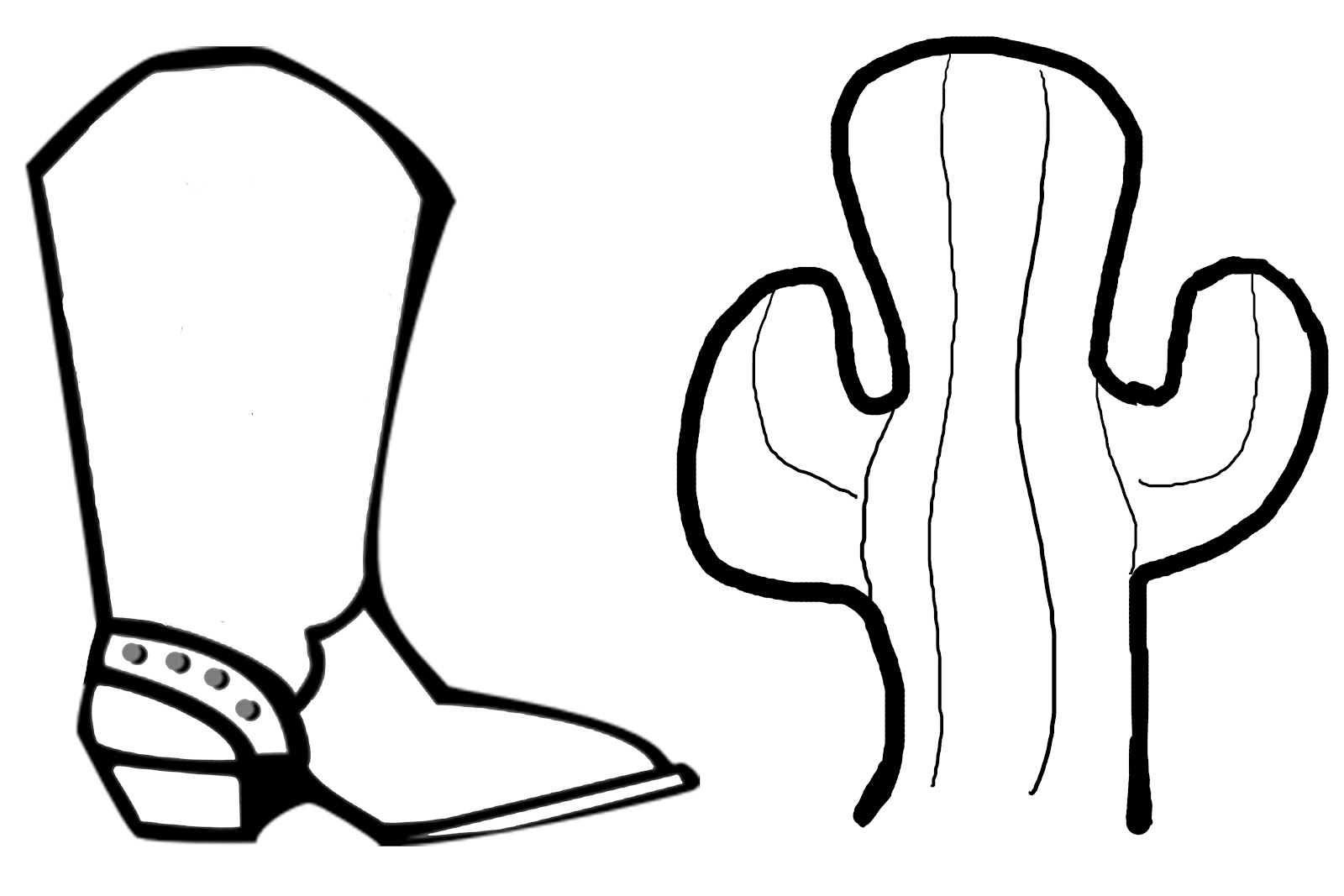Printable Cowboy Boot ClipArt Best
