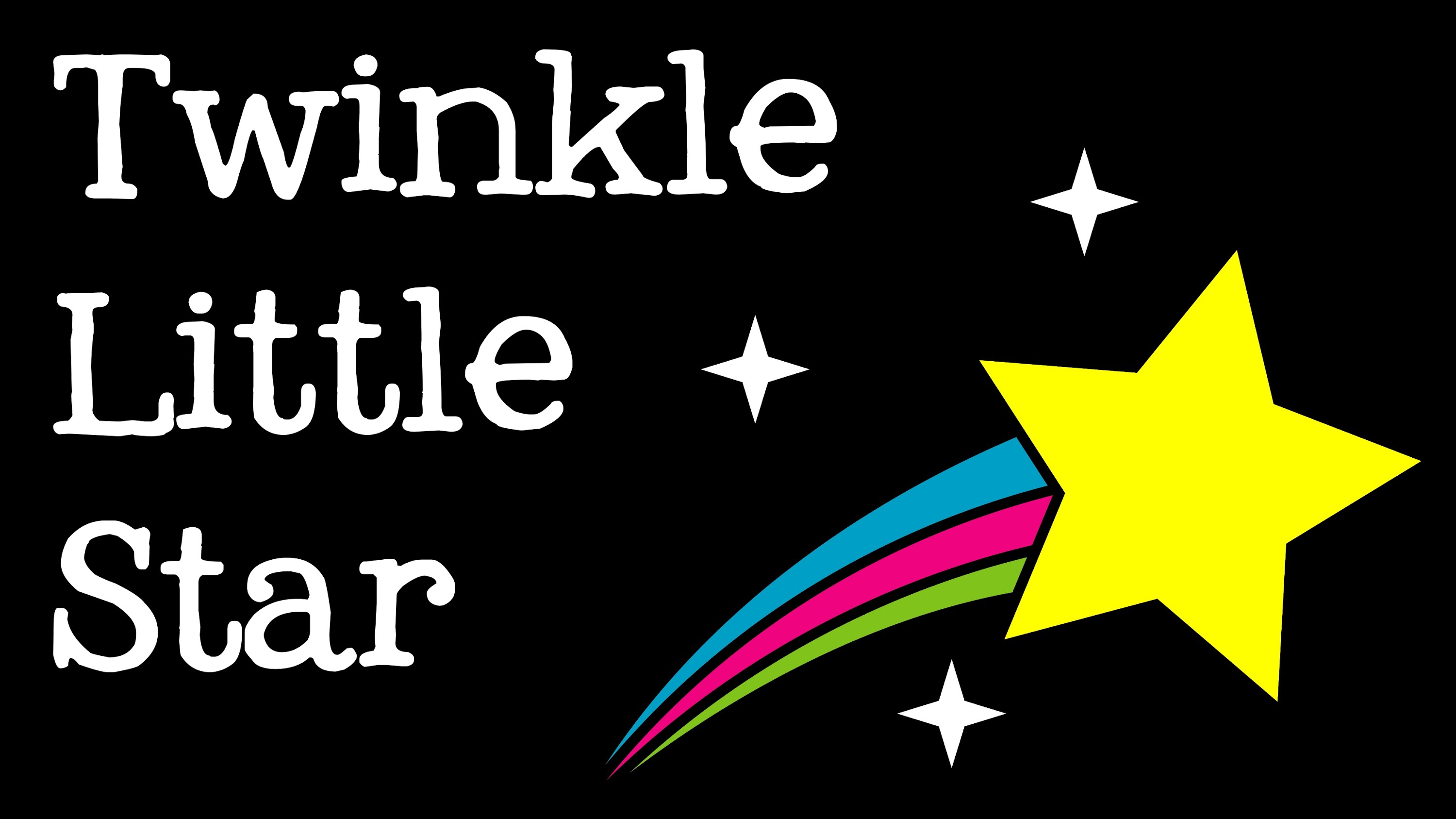 Twinkle twinkle little star clip art