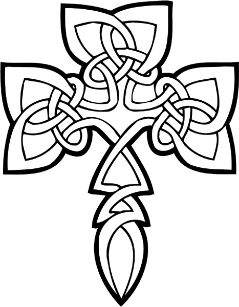 Free Printable Celtic Cross Coloring Pages - ClipArt Best
