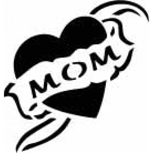 6218 mom heart reusable stencil ClipArt Best ClipArt Best