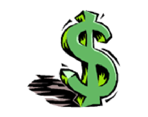 Three green dollar sign pictures | moneysigns.