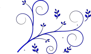 Floral Design Blue Clip art - Flowers - Download vector clip art ...